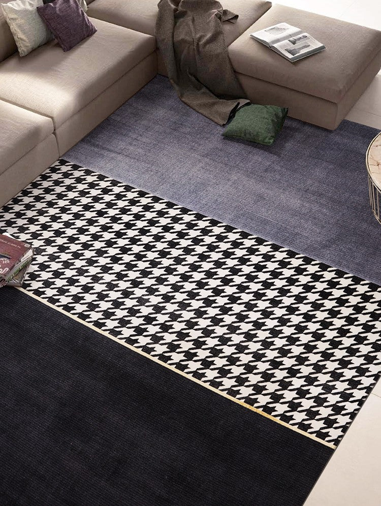 Large Area Rug for Living Room, Modern Area Rug, Blackish Green Rugs, Bedroom Floor Rugs, Large Contemporary Area Rug for Dining Room