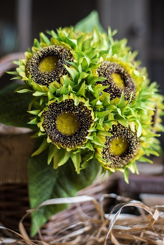 Unique Flower Arrangement for Home Decoration, A Bunch of Sunflowers, Bedroom Flower Arrangement Ideas, Beautiful Artificial Flowers for Living Room