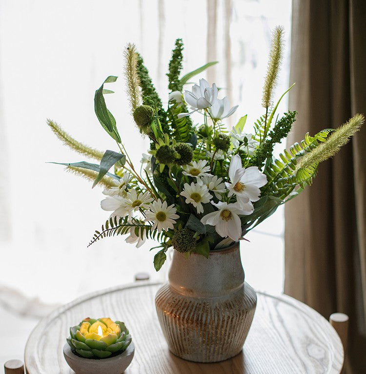 Galsang FlowerS. Green Bristlegrass. Icker. Unique Flower Arrangement for Home Decoration. Bedroom Flower Arrangement Ideas. Beautiful Artificial Flowers for Living Room