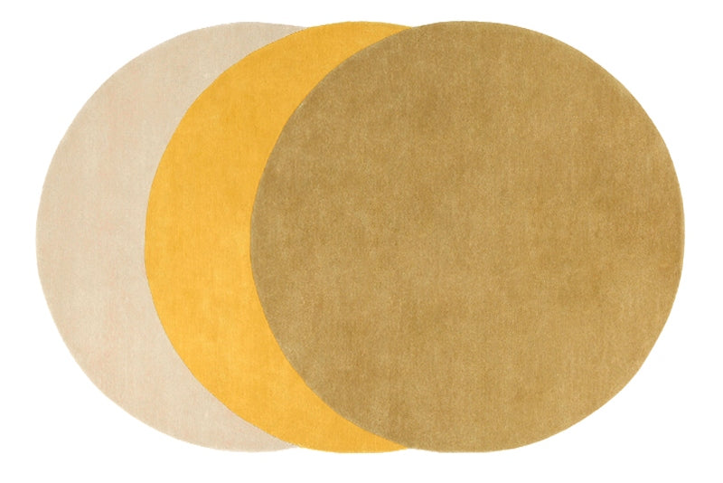 Abstract Modern Rugs for Living Room, Yellow Modern Wool Rugs, Contemporary Wool Rugs under Dining Room Table, Large Modern Rugs for Bedroom