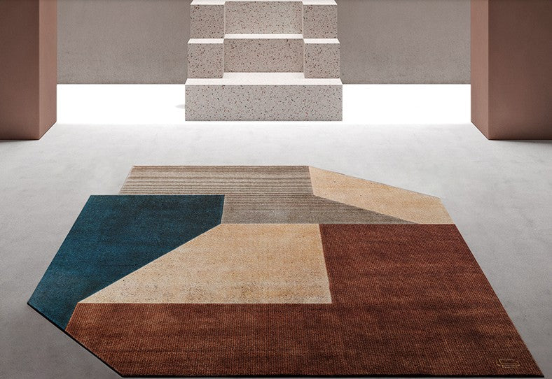 Contemporary Area Rugs under Sofa, Modern Living Room Area Rugs, Geometric Modern Rugs, Bedroom Modern Rugs, Large Carpets for Office