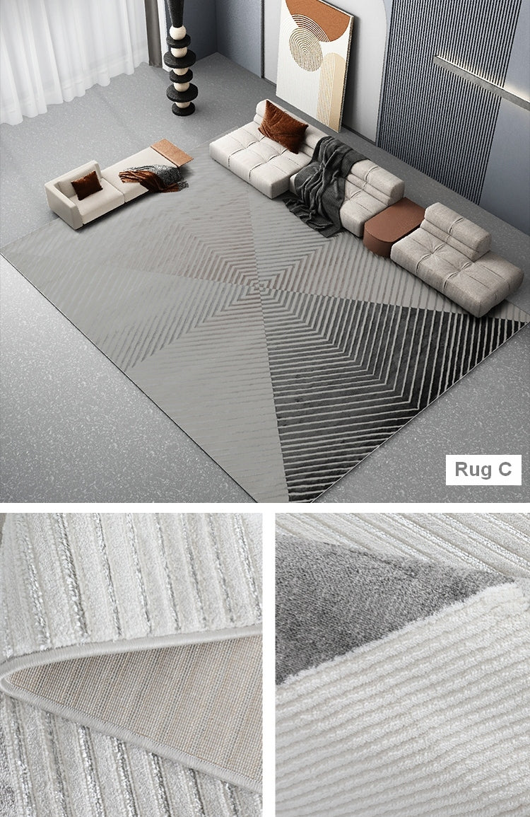 Geometric Modern Rugs for Office, Abstract Contemporary Modern Rugs in Bedroom, Large Modern Living Room Rugs, Dining Room Floor Carpets