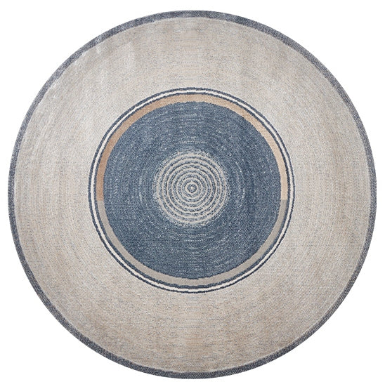 Abstract Contemporary Round Rugs, Geometric Modern Rugs for Bedroom, Modern Rugs for Dining Room, Modern Area Rugs under Coffee Table