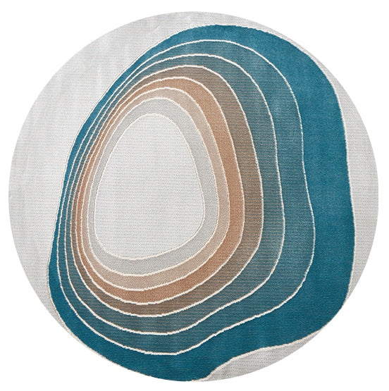 Round Modern Rugs under Coffee Table, Large Contemporary Modern Rug Ideas for Living Room, Abstract Geometric Round Rugs for Dining Room, Modern Rugs for Dining Room