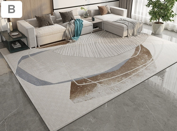 Contemporary Modern Rugs in Bedroom, Large Modern Living Room Rugs, Geometric Modern Area Rugs, Dining Room Floor Carpets, Simple Abstract Rugs under Sofa