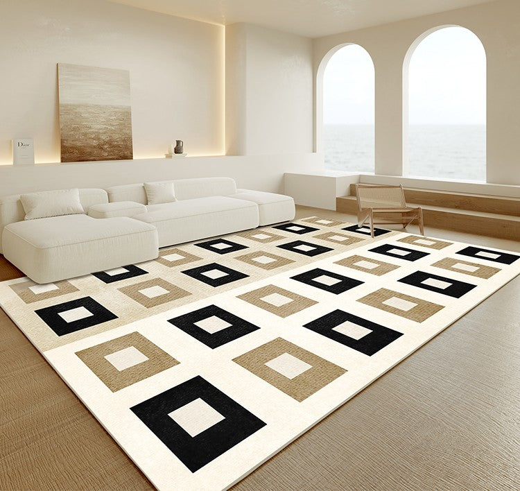 Large Modern Rugs for Living Room, Abstract Modern Area Rugs for Bedroom, Geometric Modern Rugs for Sale, Contemporary Rugs for Bathroom