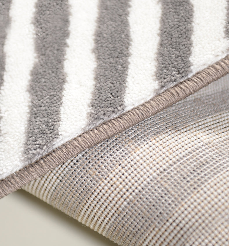 Large Grey Modern Rugs in Living Room, Round Modern Rugs under Coffee Table, Dining Room Grey Modern Rugs, Contemporary Modern Rugs in Bedroom