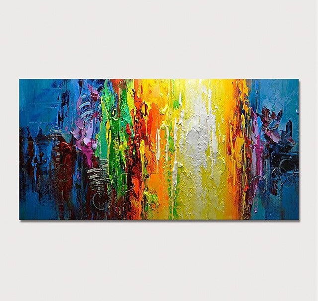 Contemporary Wall Art Paintings, Simple Modern Paintings for Living Room, Large Acrylic Paintings