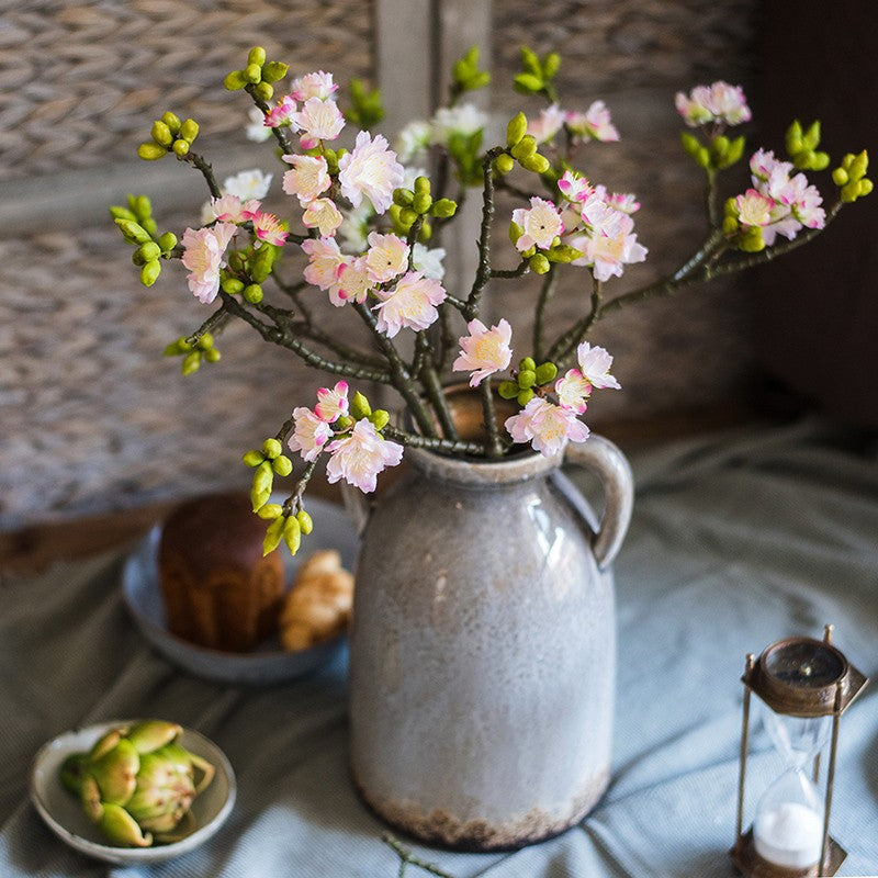 Cherry Blossom, Sakura Flowers, Creative Flower Arrangement Ideas for Home Decoration, Unique Artificial Flowers, Simple Artificial Floral for Bedroom