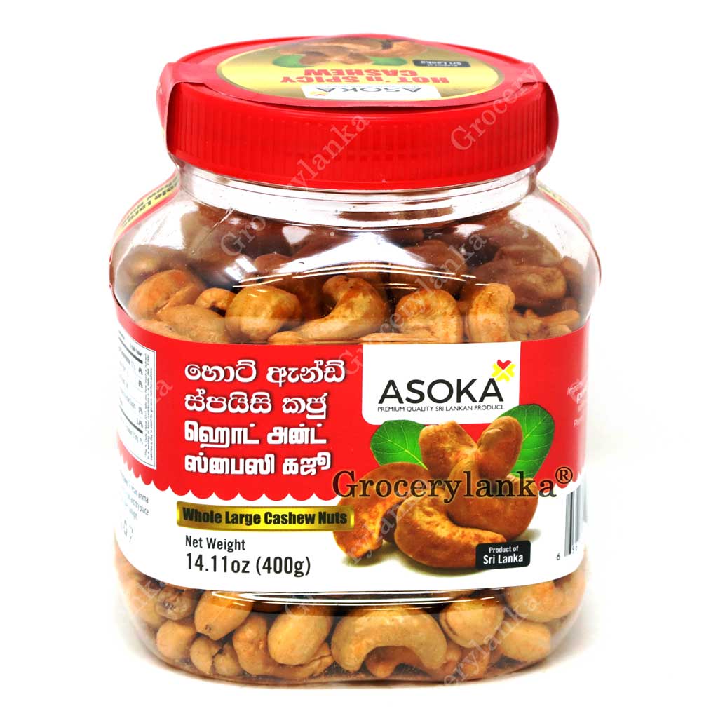 Asoka Roasted Cashew 400g - Spicy (Product of Sri Lanka)