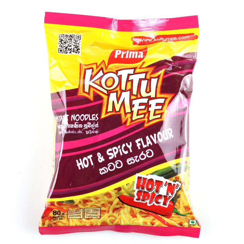 Prima Kottu Mee Hot & Spicy Flavour 80g