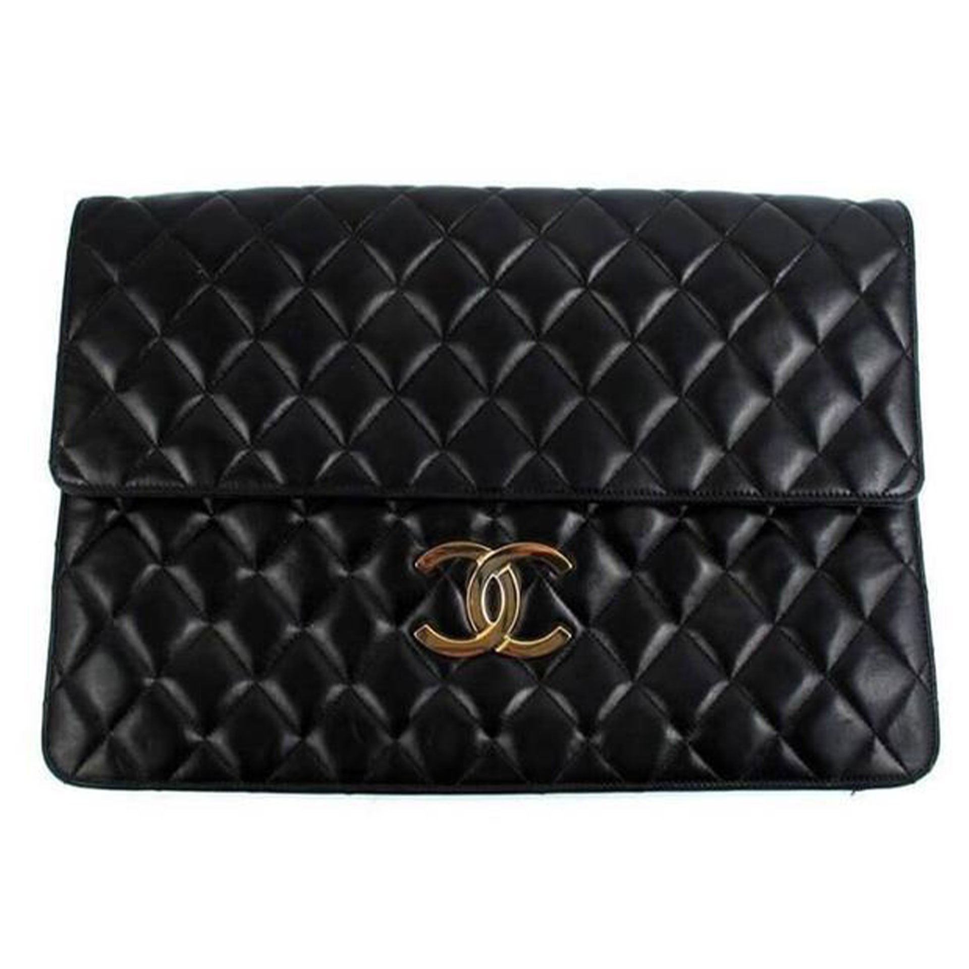 Chanel Rare Jumbo Maxi XL Vintage Classic Flap Giant Clutch Briefcase