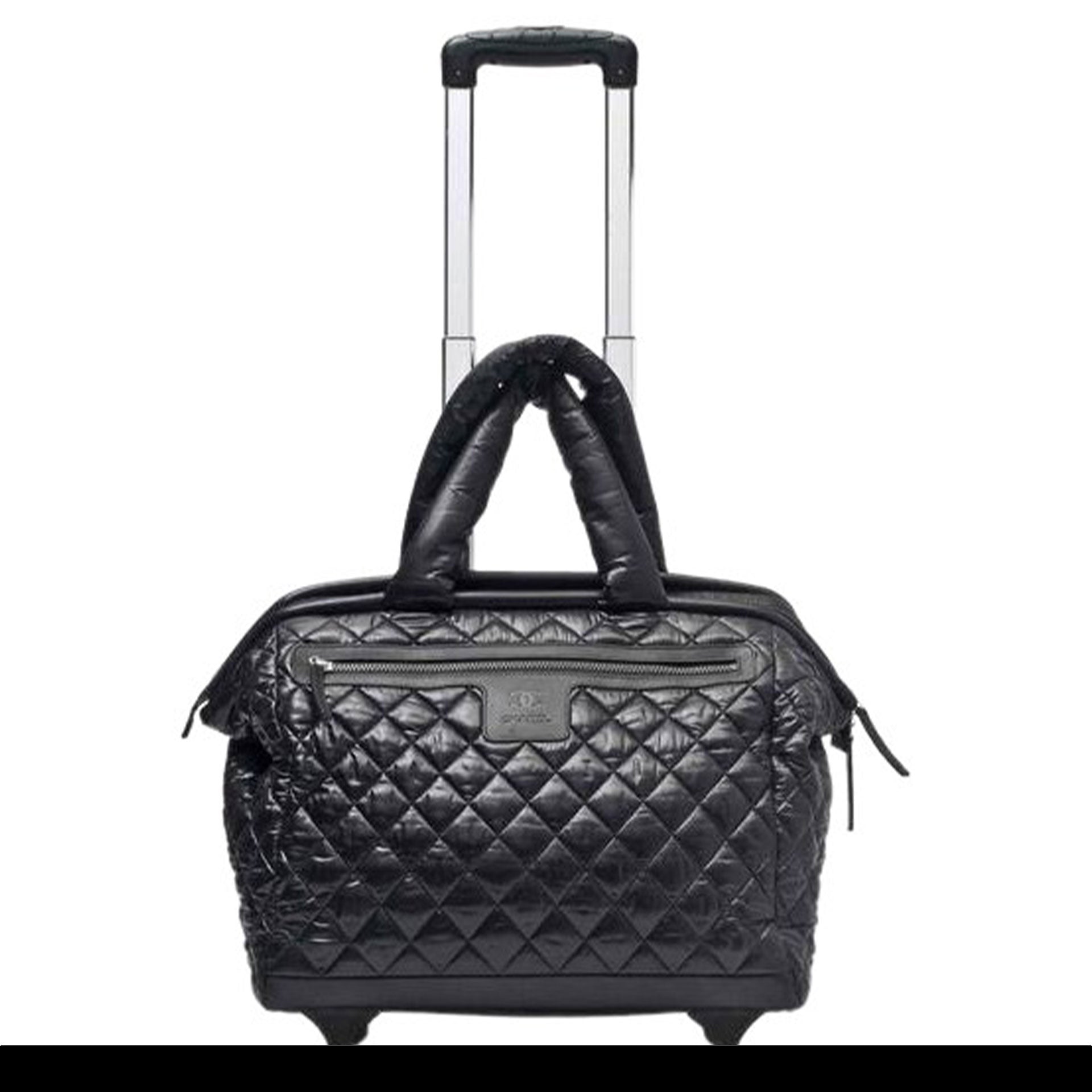 Chanel Cocoon Coco Quilted Rolling Luggage