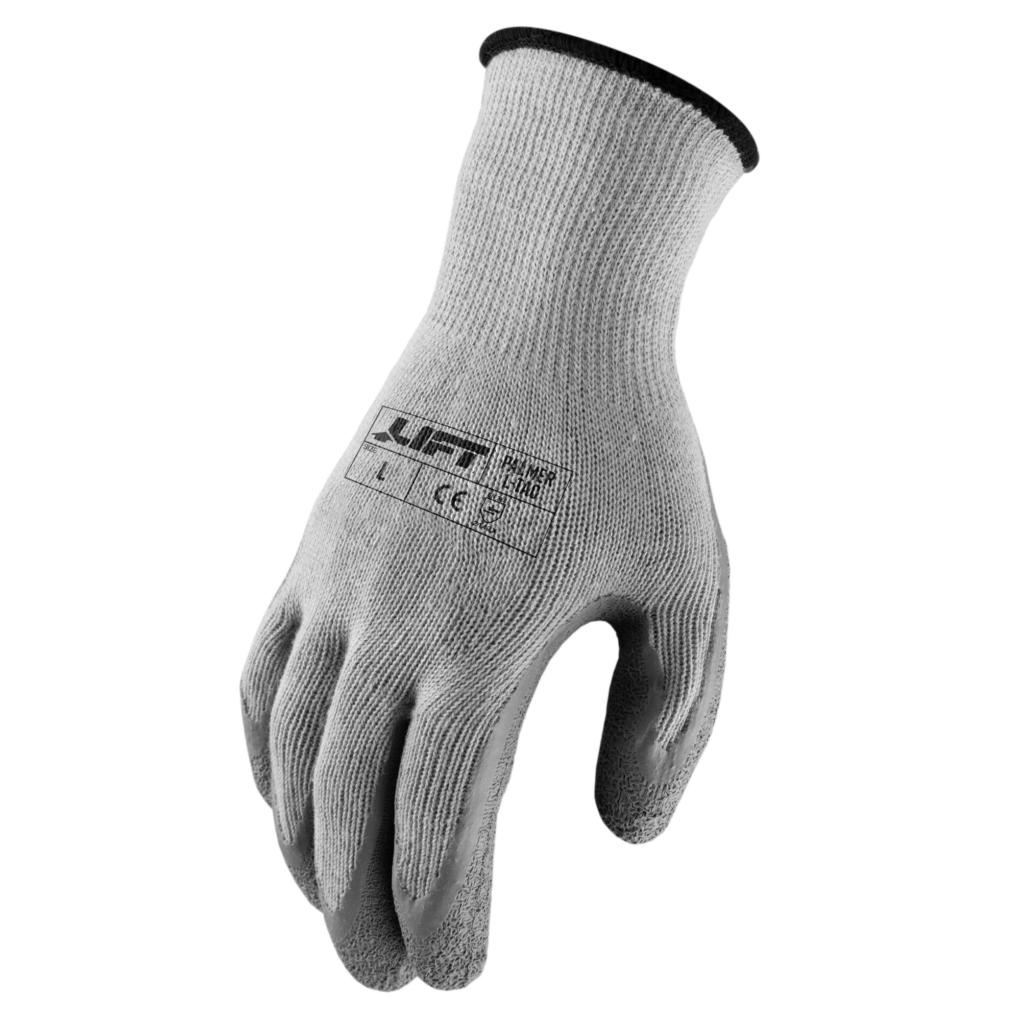 Palmer L-Tac Latex Crinkle Gloves