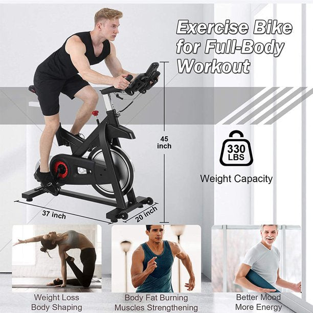 Stationary Indoor Cycling Exercise Bike