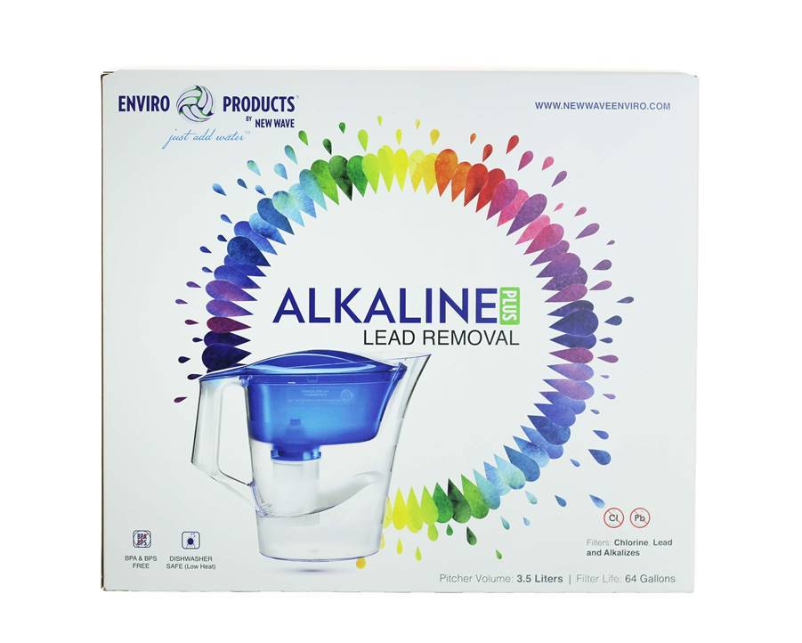 New Wave Alkaline Water Filter Pitcher Plus Lead Removal