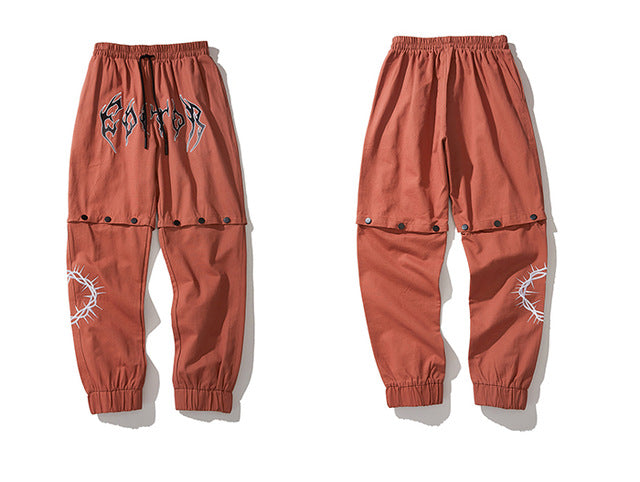 Editor Metal Logo Convertible Pants