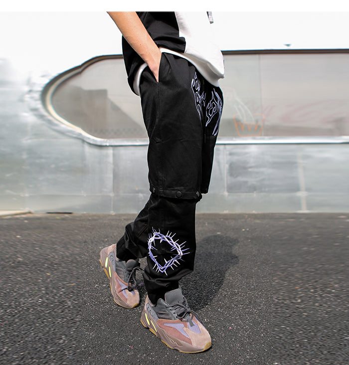 Editor Metal Logo Convertible Pants