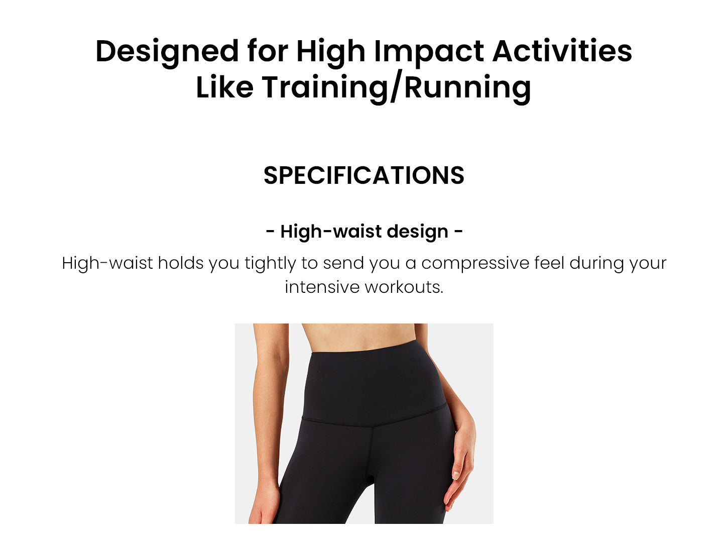 Sculpt High-Waisted Running Leggings  Women's High Support Leggings –  Yvette