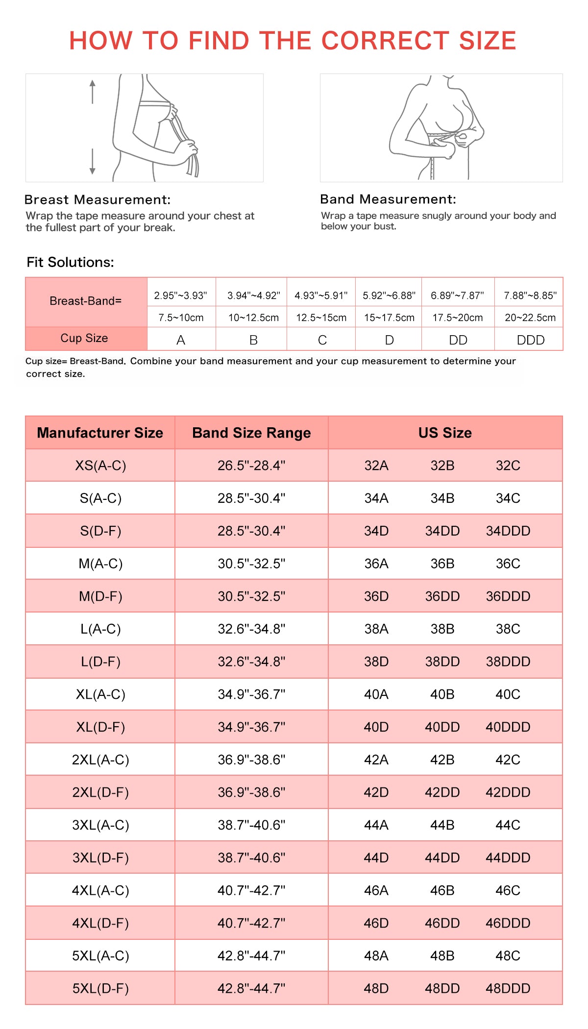 Sports Bra Size Chart Alignmed | art-kk.com