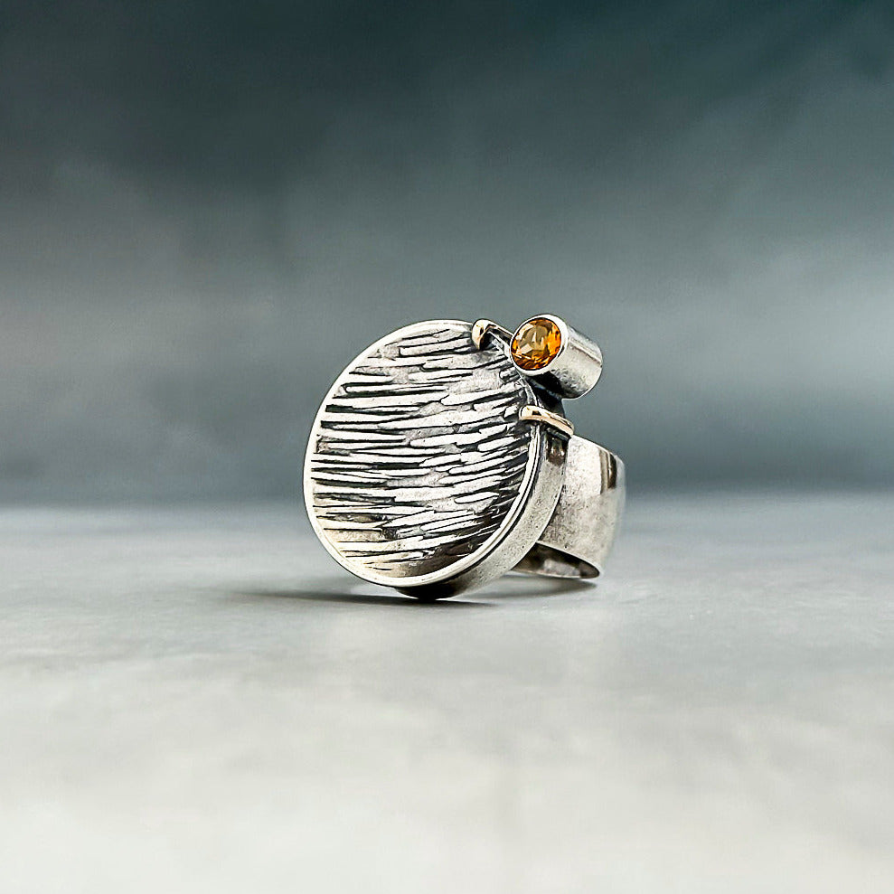 Silver Statement Ring For Women