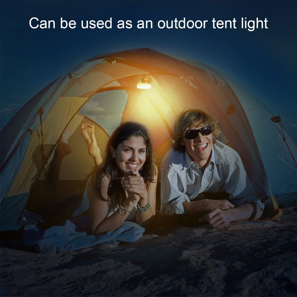 Sinvitron LED Camping Lantern Rechargeable, Power Bank 6400mAh, USB Dimmable Portable Camping Tent Light w/ Remote Control, Magnet Base, 5 Light Modes