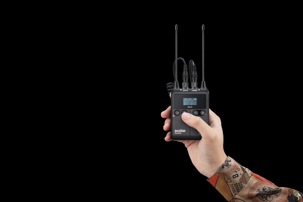 Godox Little Bee UHF Wireless System Transmitter TX1 and Receiver RX1 ...