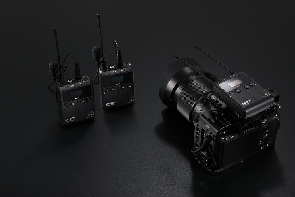 Godox Little Bee UHF Wireless System Transmitter TX1 and Receiver RX1 ...