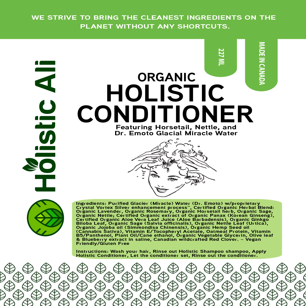 Organic Holistic Shampoo and Conditioner Bundle
