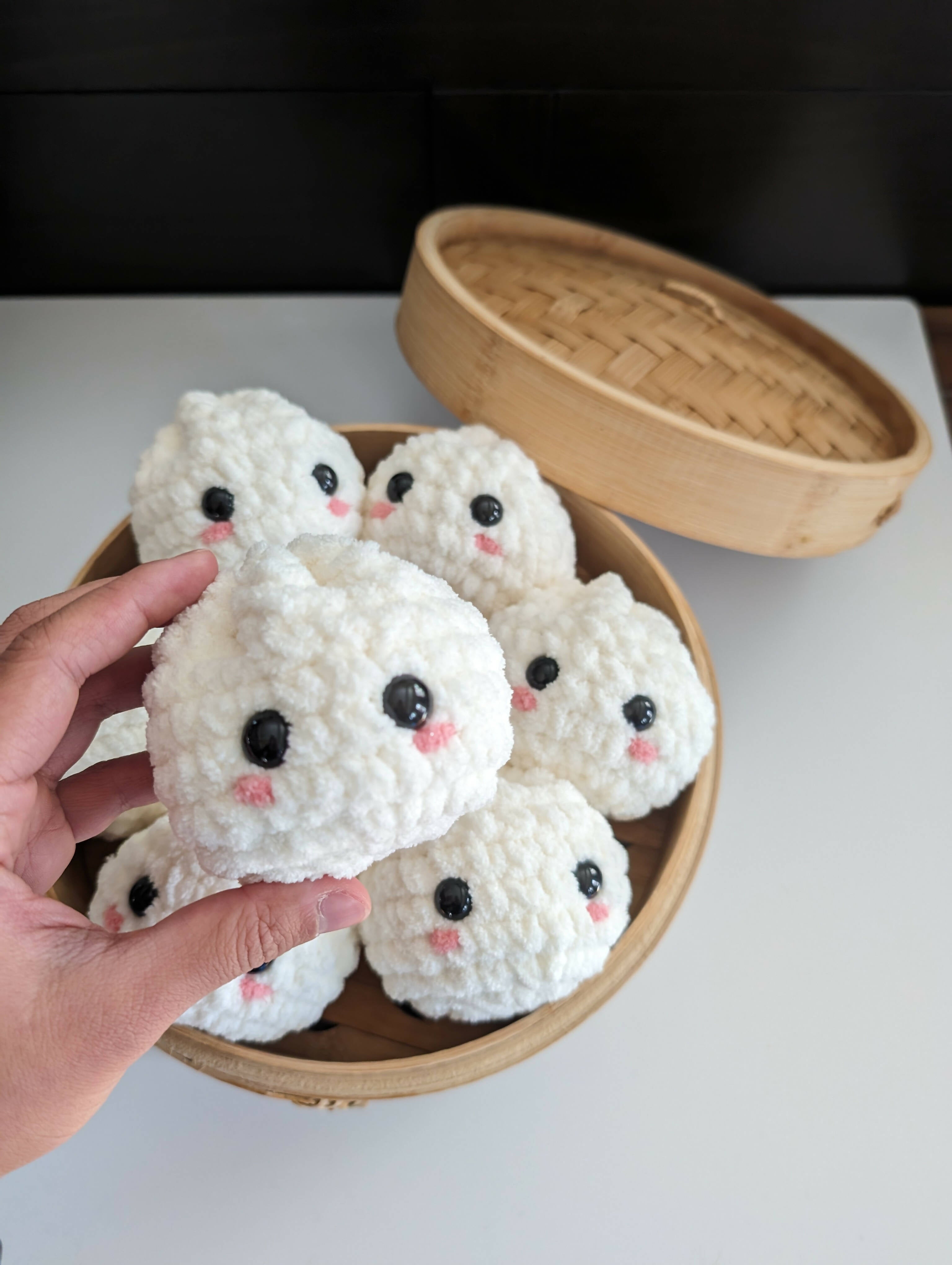 Cute Crochet Bao Plushie