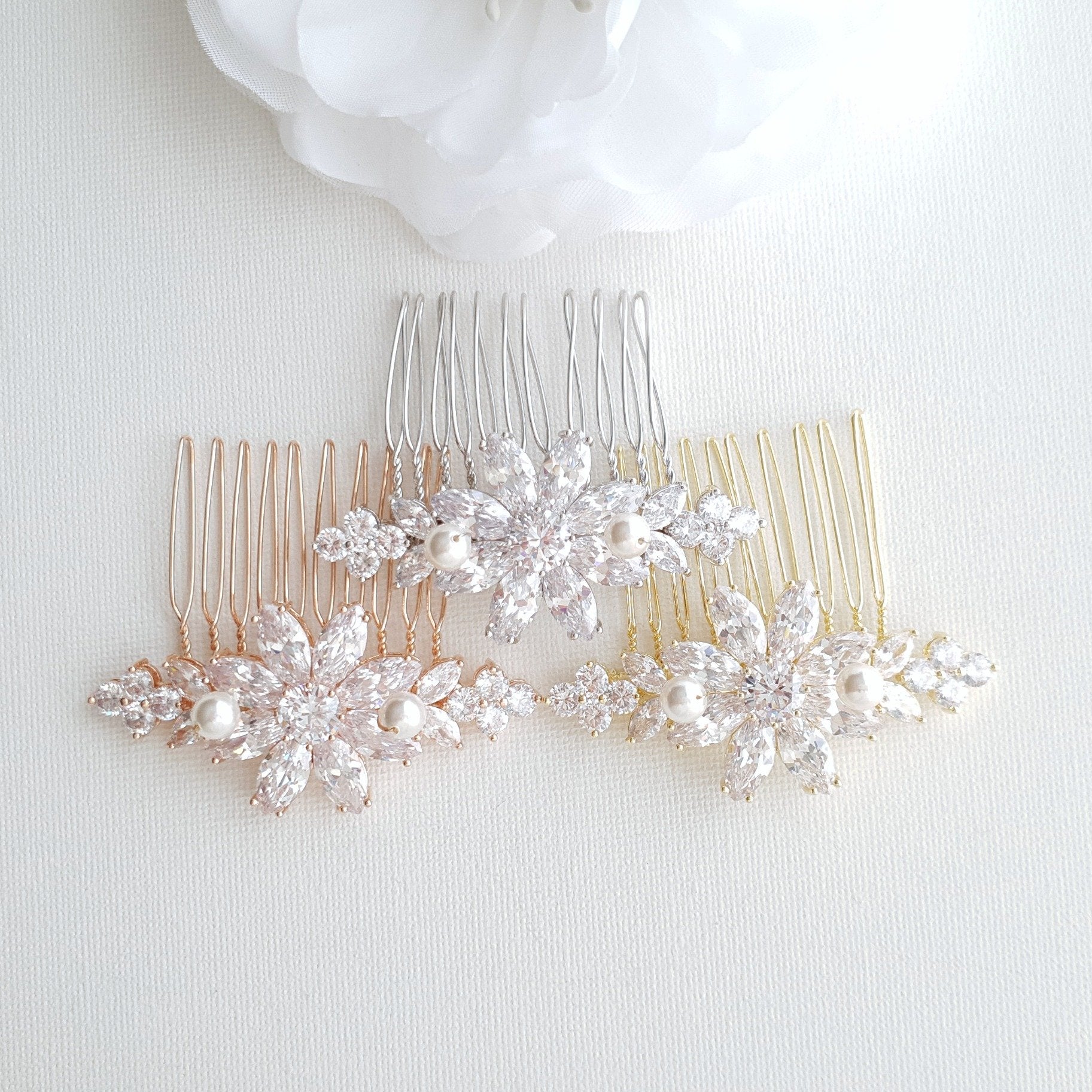 Daisy Flower Hair Comb for Brides- Daisy