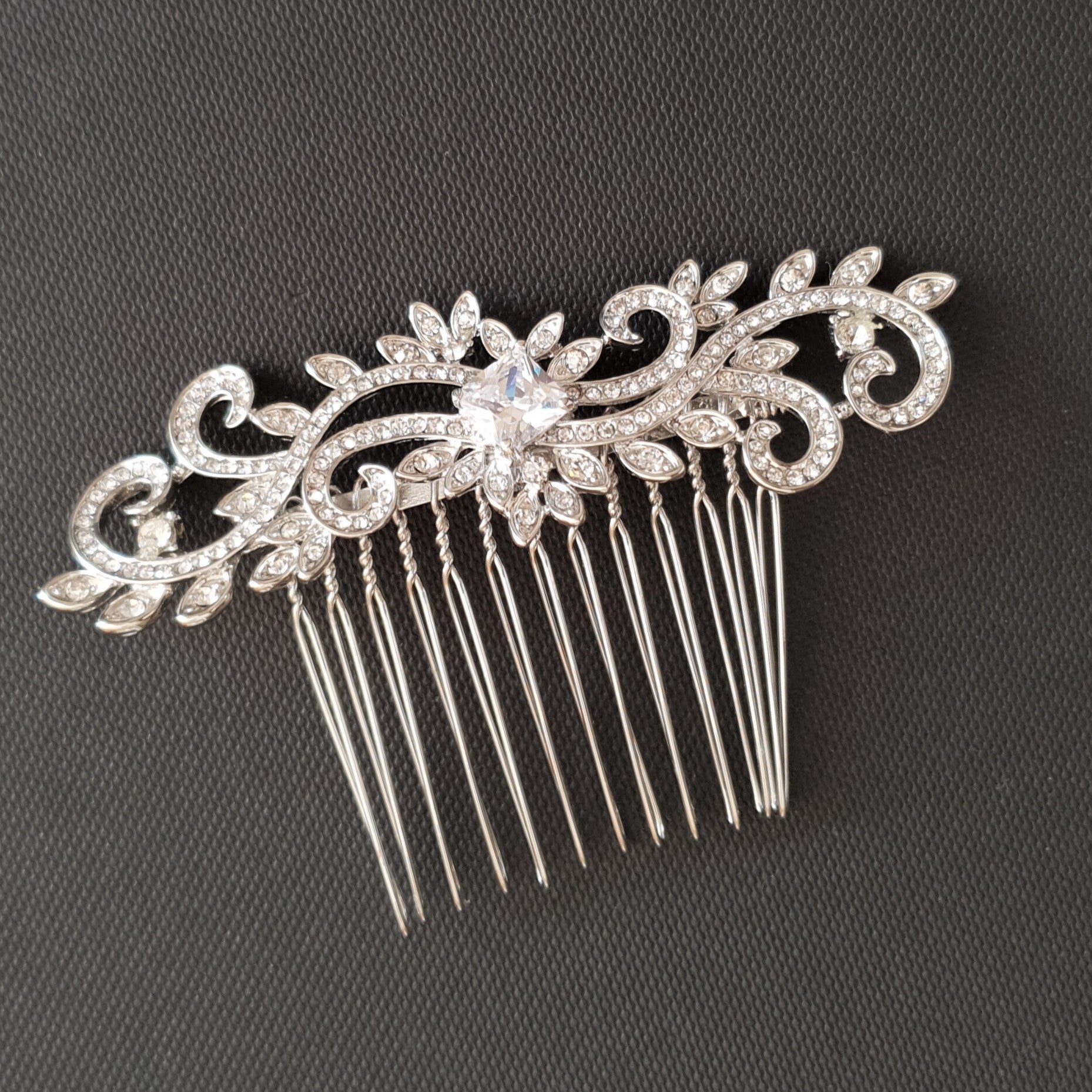 Vintage Wedding Hair Piece With Modern Twist-Audrey