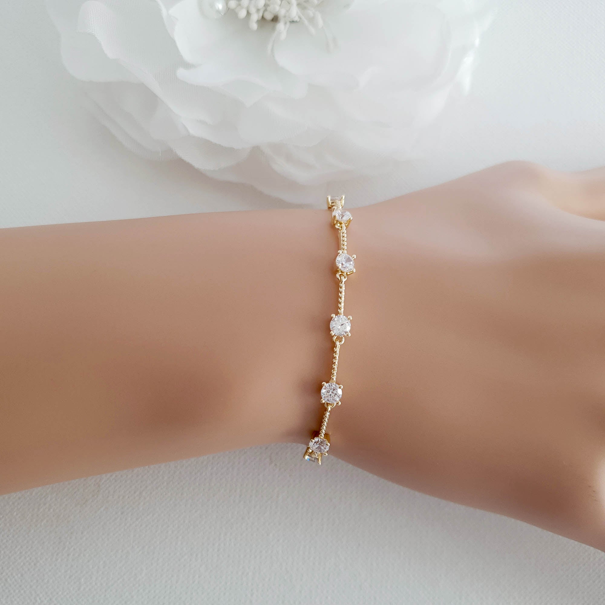 Minimal Pearl Jewelry Set for Weddings-Ginger