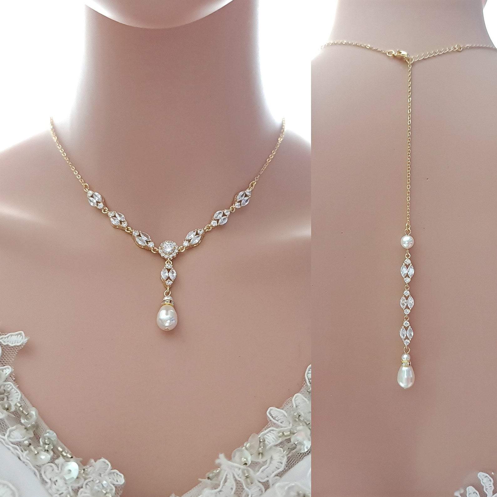 3 Piece Jewelry Set for Wedding- Hayley