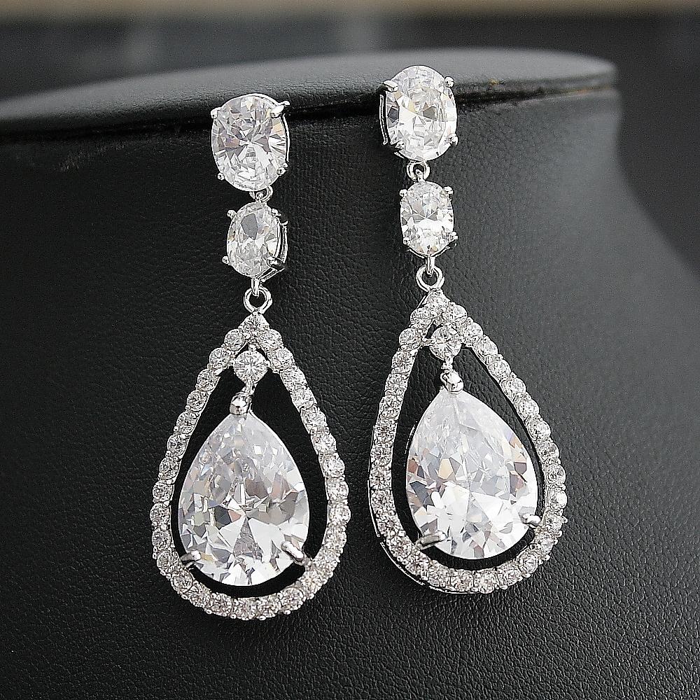 Silver Teardrop Earrings