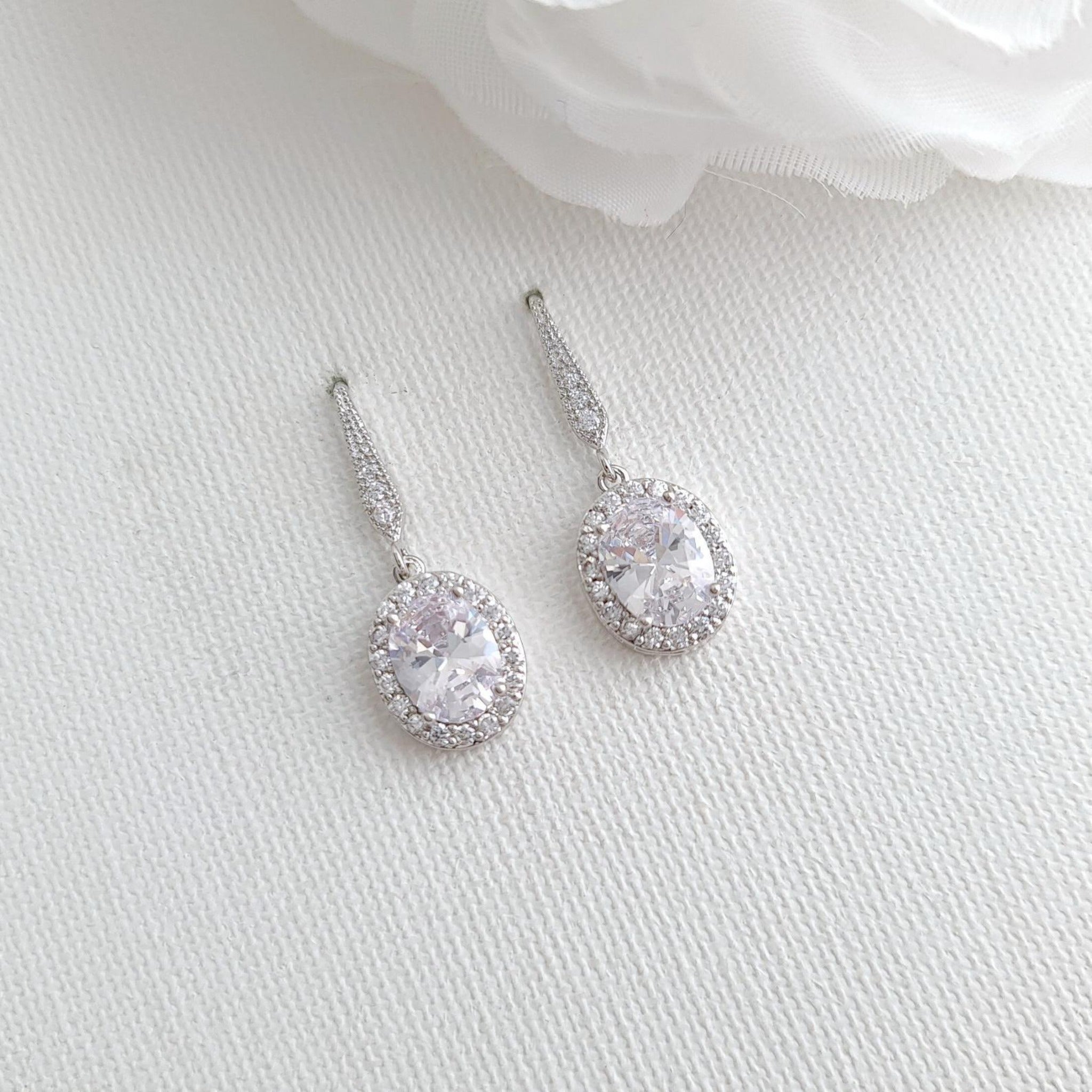 Rose Gold Bridesmaid Jewelry Set-Emily