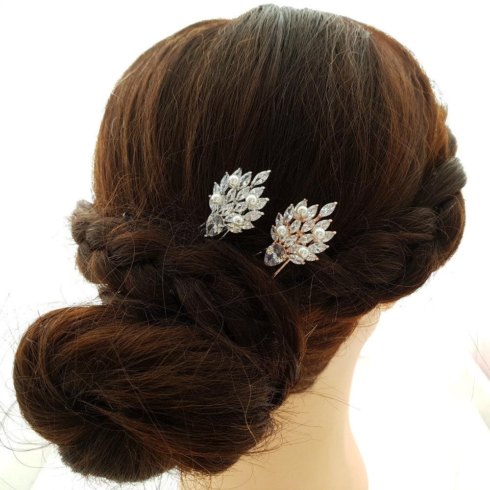 Wedding Hair Pins for Brides-Abby