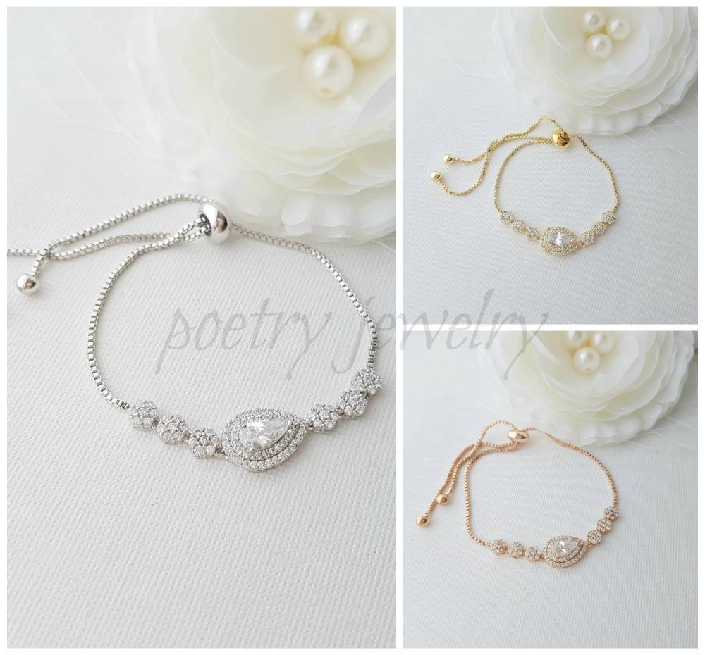 Wedding Slider Bracelet- Joni