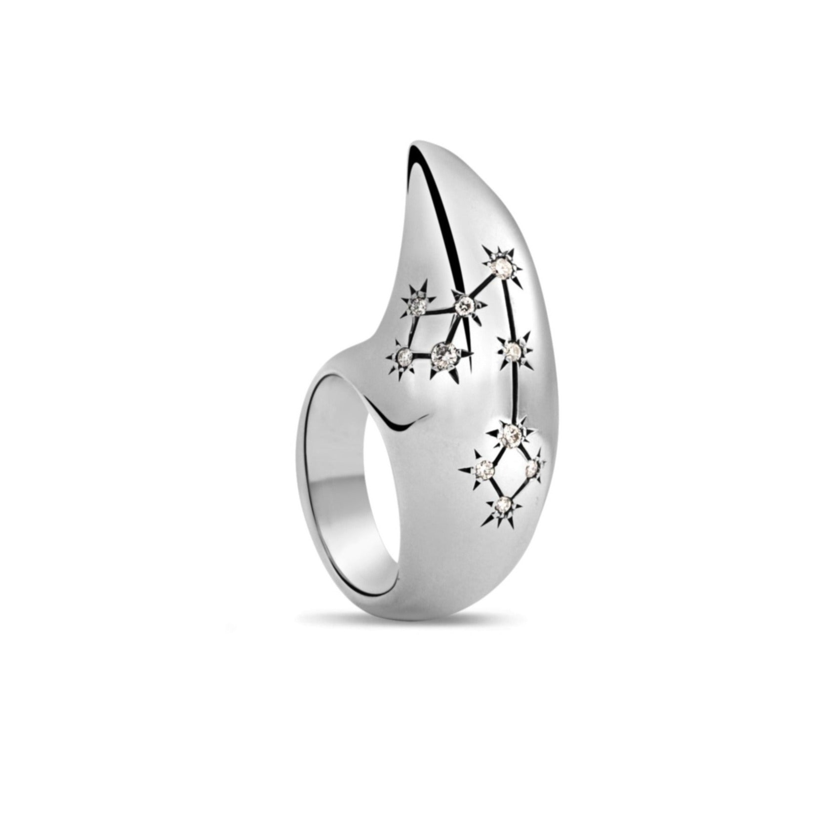 Horus Origin Ring No1 Silver - Constellations