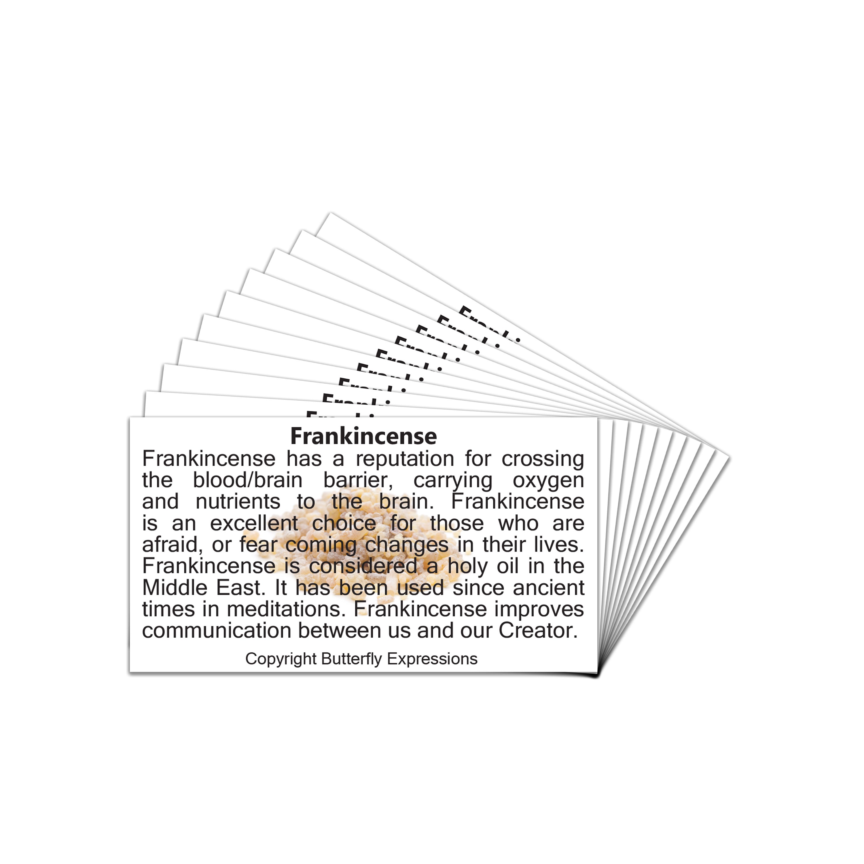 Frankincense Essential Oil Product Cards Wholesale