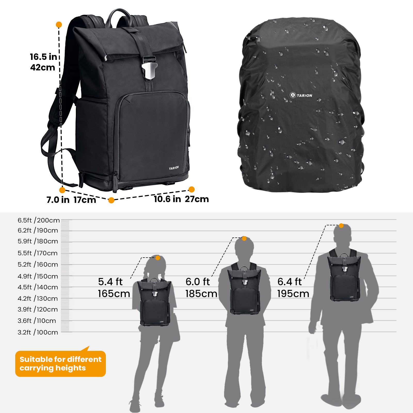 TYB-L Camera Backpack | Waterproof Camera Bag