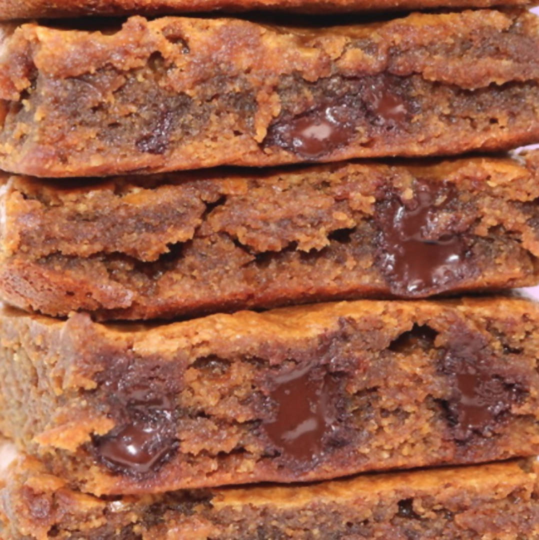 Almond Butter Dark Chocolate Blondie Brownie (6-Bars/Box)