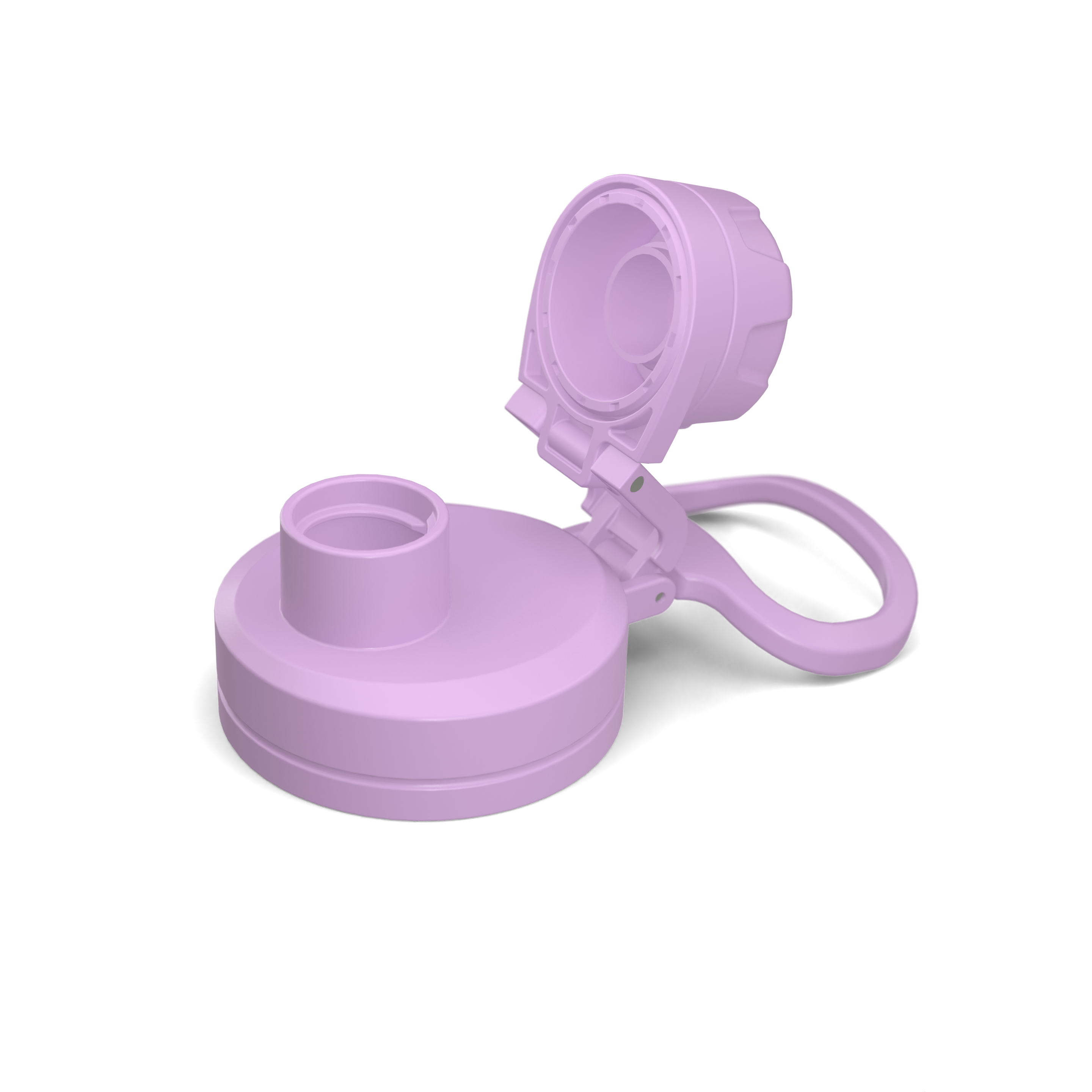 Chug Lid With Flexible Handle - Mauve