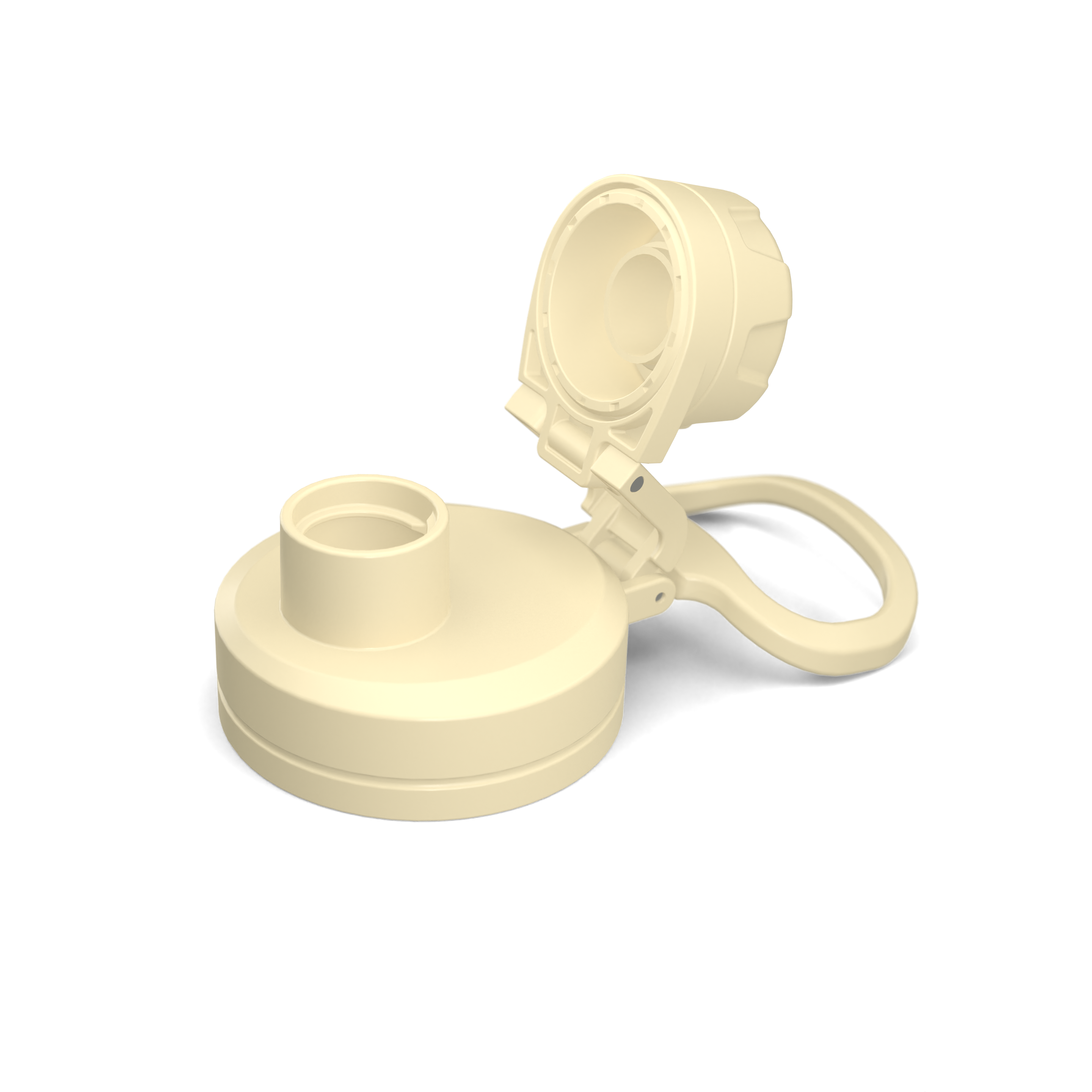 Chug Lid With Flexible Handle - Modern Cream