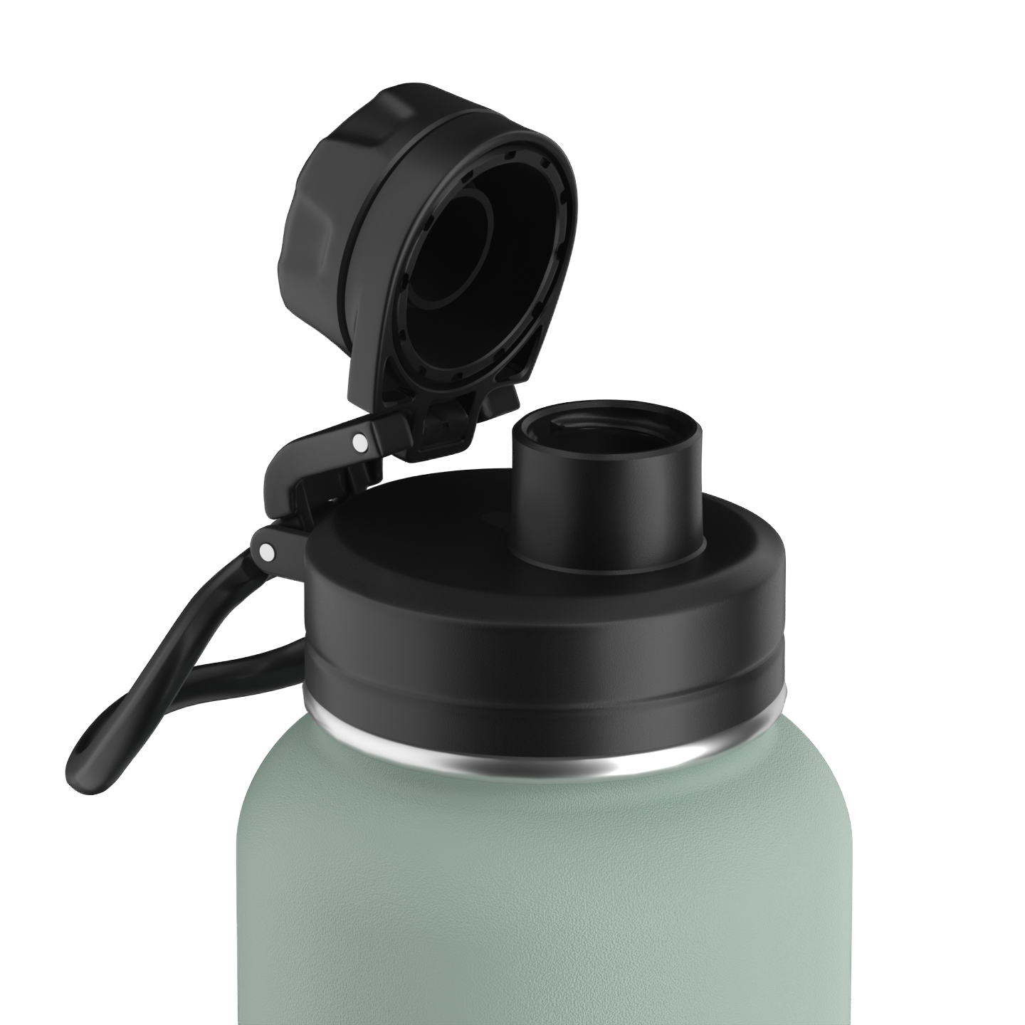 Chug Lid With Flexible Handle - Mauve