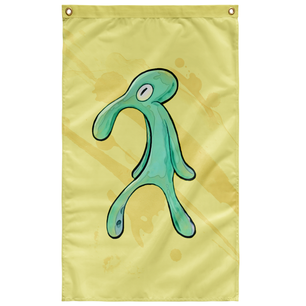 bold and brash spongebob wall flag
