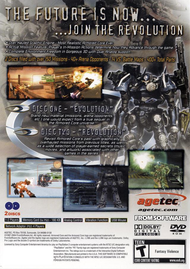 Armored Core: Nexus - PlayStation 2 (PS2) Game