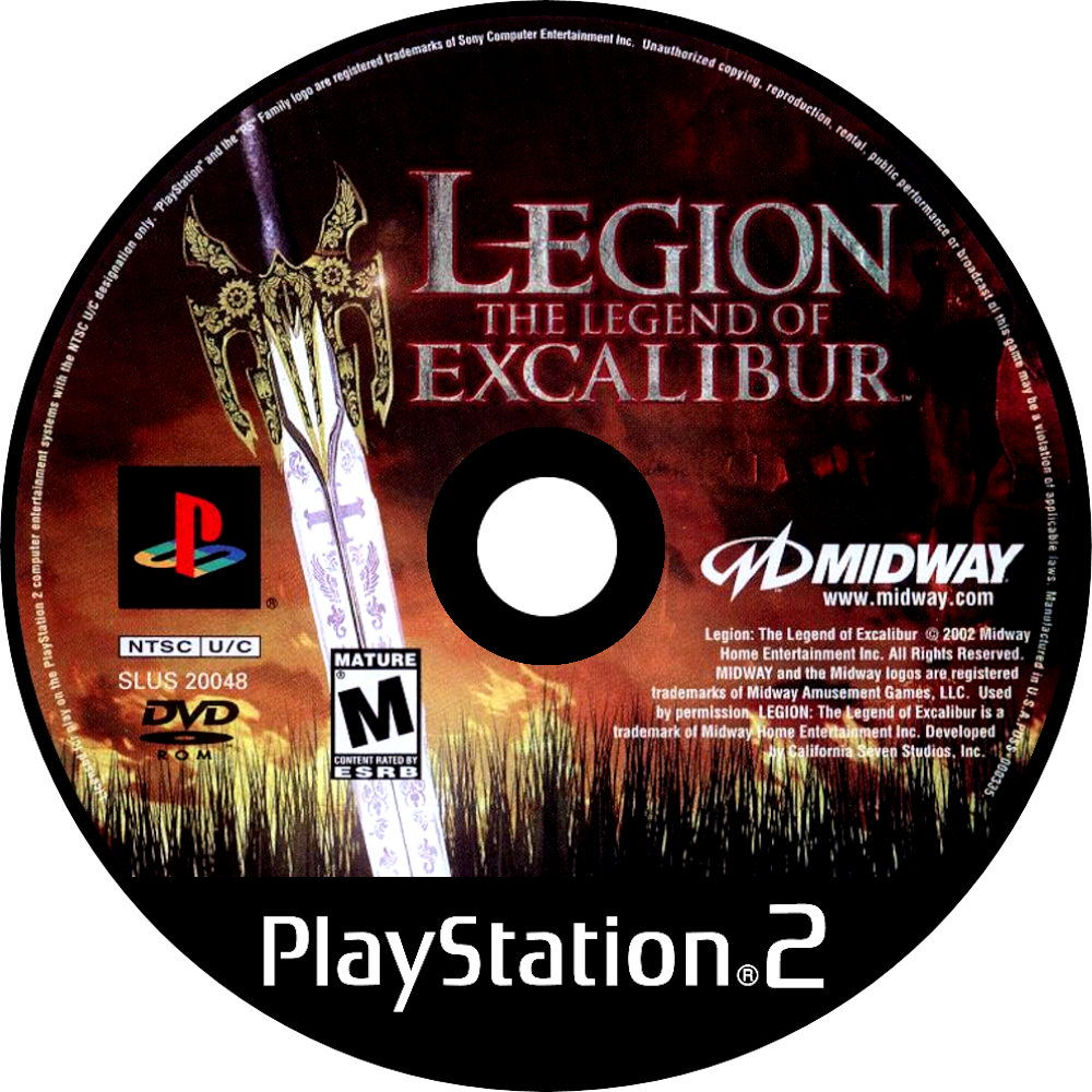 Legion: The Legend of Excalibur - PlayStation 2 (PS2) Game