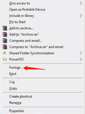 Format USB Flash Drive as NTFS