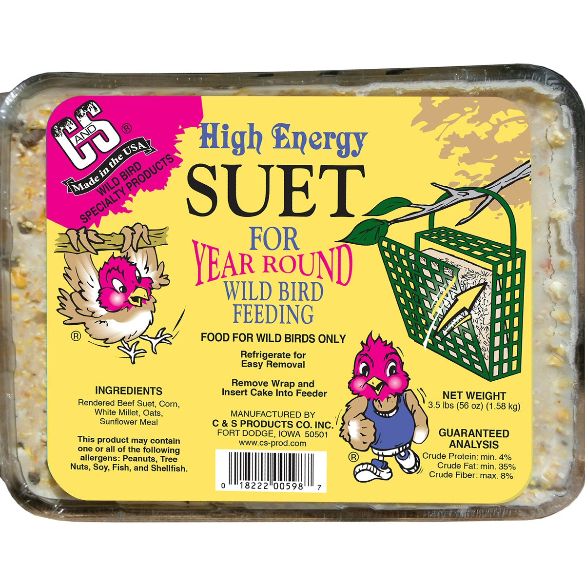 High Energy Suet Large - 3.5 lb